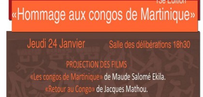 Hommage aux congos de Martinique : film et débat