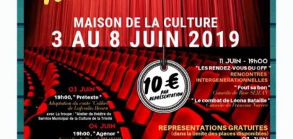 Festival de théâtre amateur à la Trinité 2019