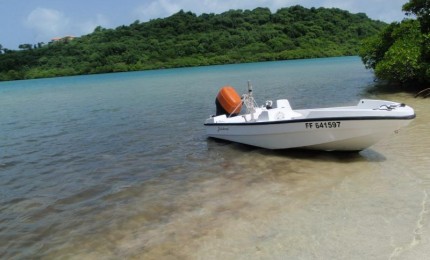 Location bateau, 4m70 suzuki 70 ch mat wake board