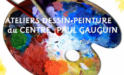 Ateliers dessin-peinture du centre Paul Gauguin